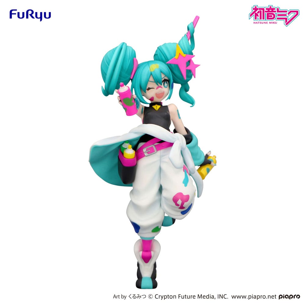 PREORDINE+ 12/2025 Hatsune Miku Trio-Try-iT PVC Statue Miku Paint Girl 19 cm