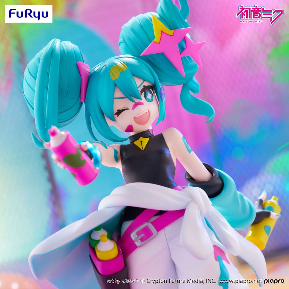 PREORDINE+ 12/2025 Hatsune Miku Trio-Try-iT PVC Statue Miku Paint Girl 19 cm