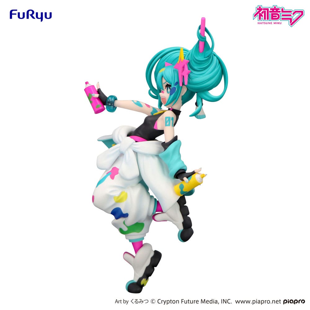 PREORDINE+ 12/2025 Hatsune Miku Trio-Try-iT PVC Statue Miku Paint Girl 19 cm