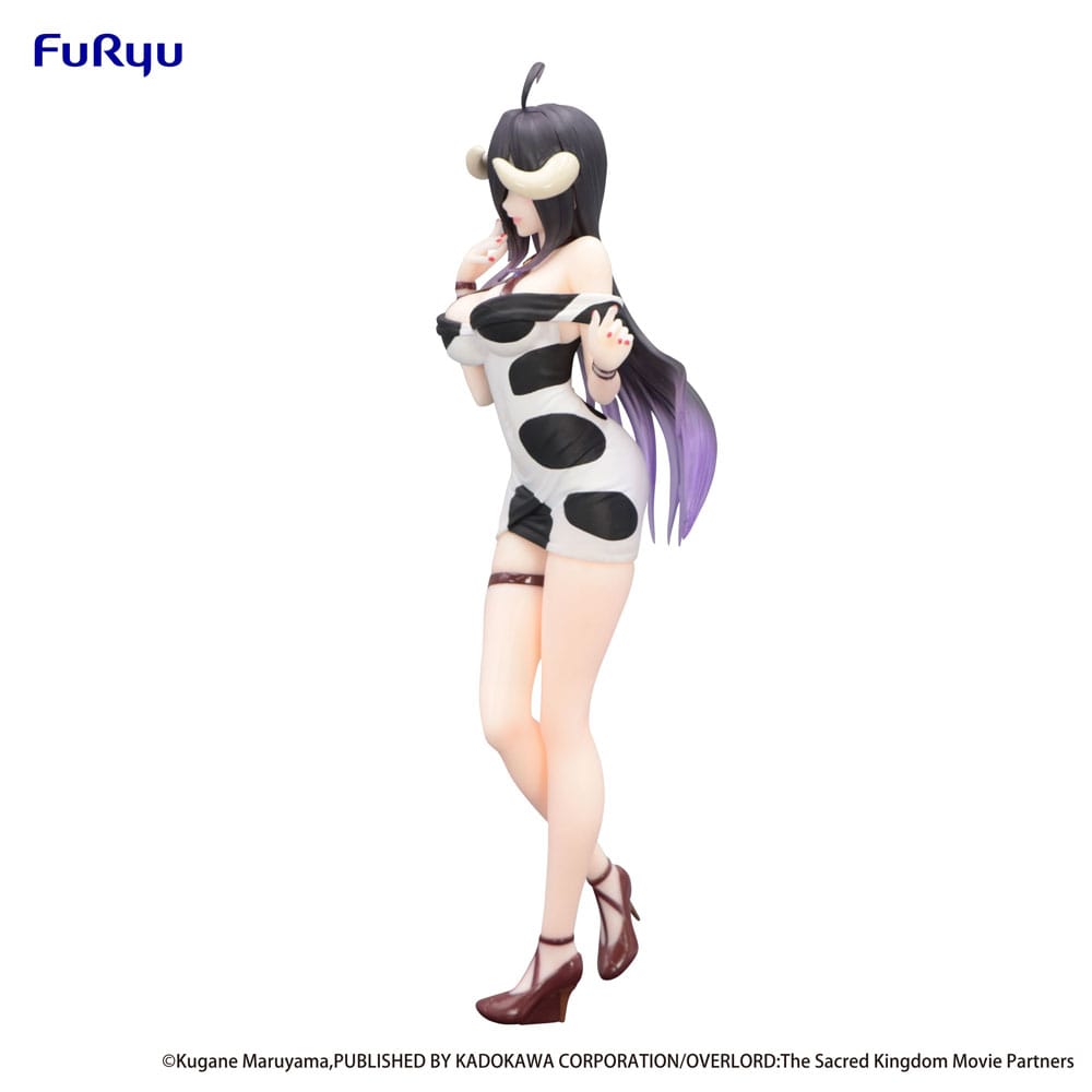 PREORDINE+ 12/2025 Overlord Trio-Try-iT PVC Statue Albedo Mini Dress Cow Pattern Ver. 21 cm