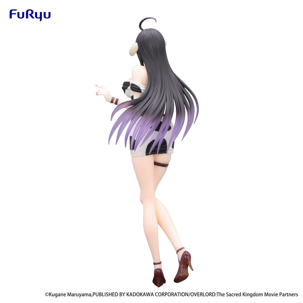 PREORDINE+ 12/2025 Overlord Trio-Try-iT PVC Statue Albedo Mini Dress Cow Pattern Ver. 21 cm