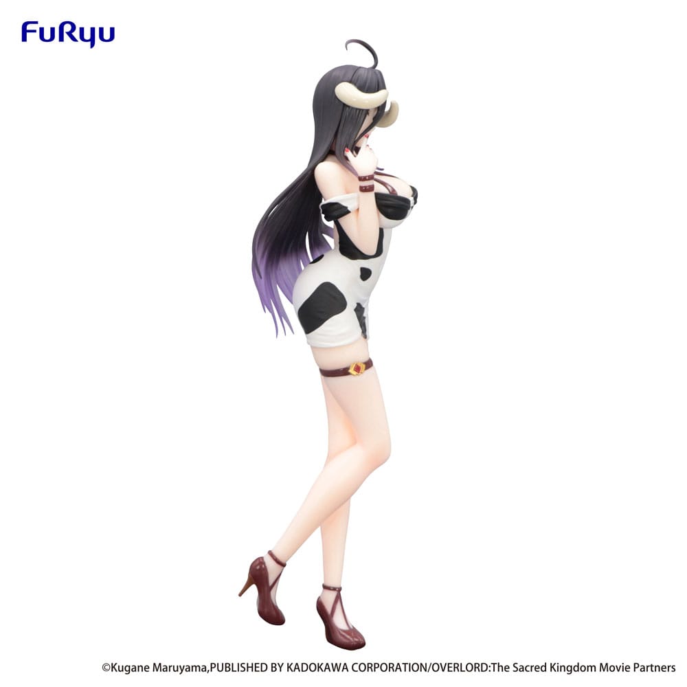 PREORDINE+ 12/2025 Overlord Trio-Try-iT PVC Statue Albedo Mini Dress Cow Pattern Ver. 21 cm