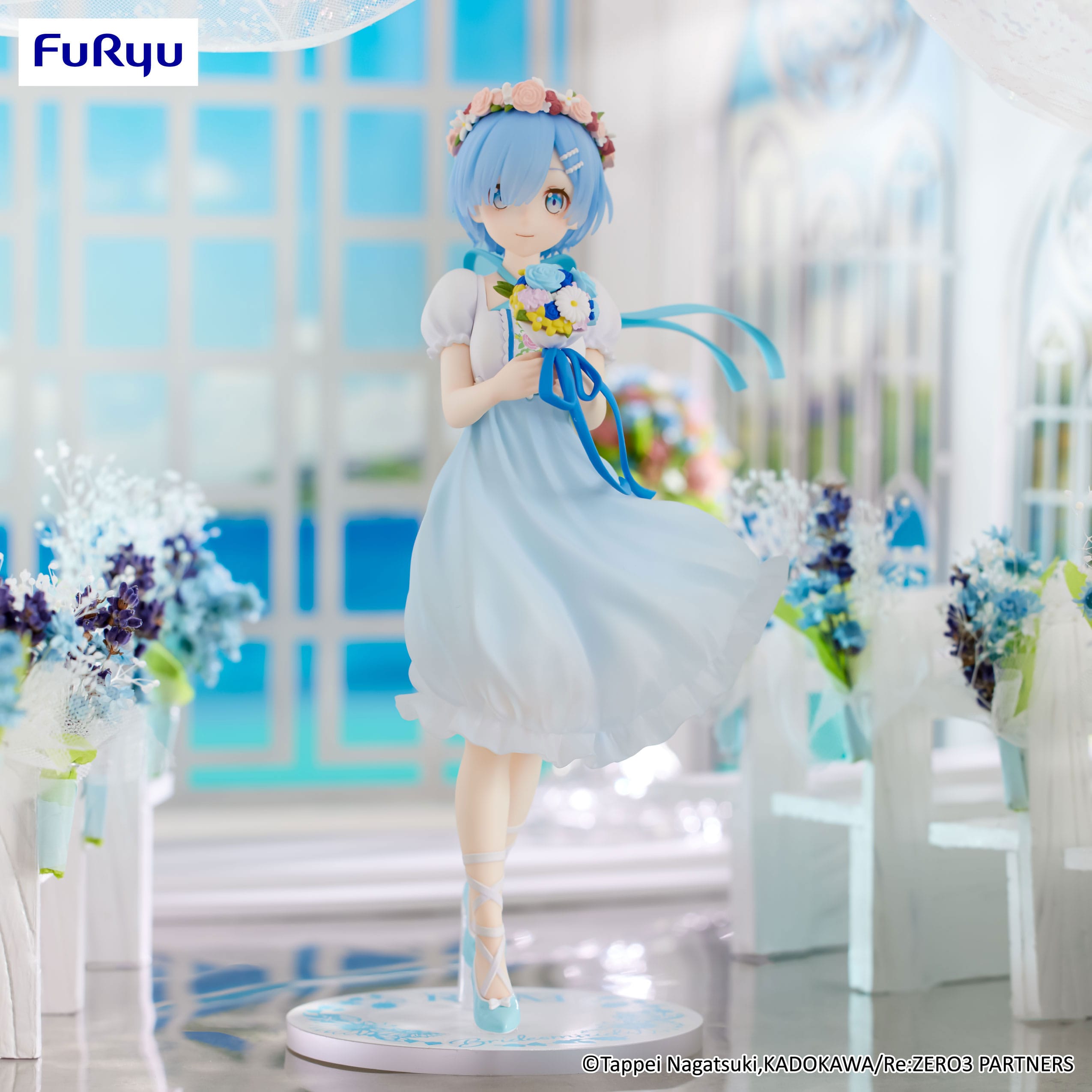 SU ORDINAZIONE Re:Zero Starting Life in Another World Trio-Try-iT PVC Statue Rem Bridesmaid 21 cm