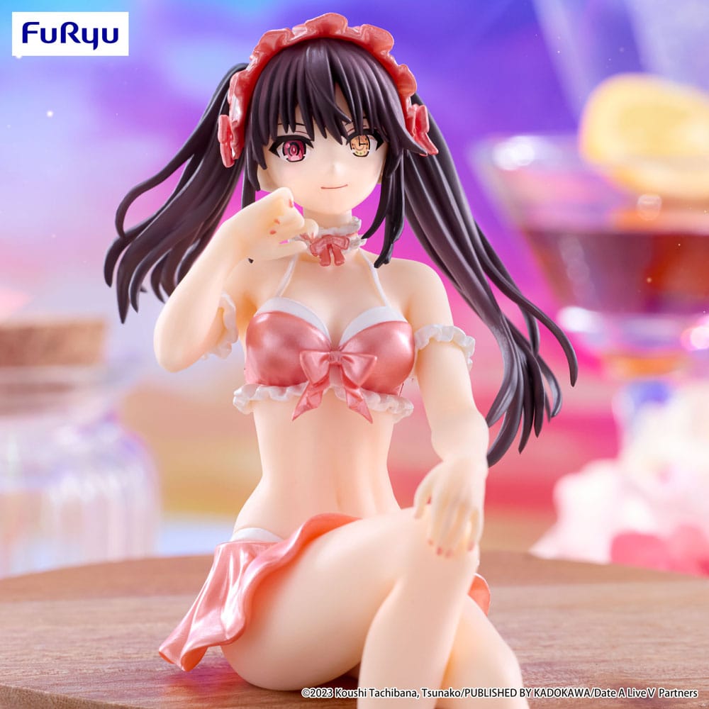VORBESTELLUNG+ 03/2026 Date A Live V Noodle Stopper PVC Statue Kurumi Tokisaki Badeanzug Pastellrot Farbe Ver. 15 cm