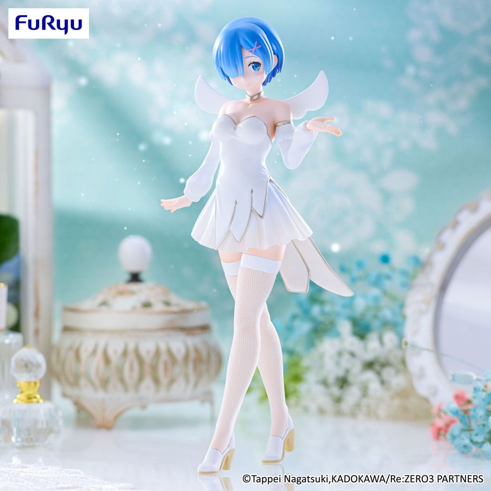 SU ORDINAZIONE Re:Zero - Starting Life in Another World BiCute Pure PVC Statue Rem Little Wings 25 cm ESAURITO