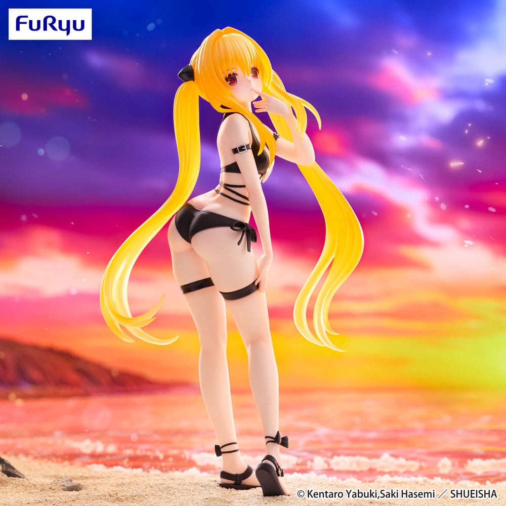 SU ORDINAZIONE To Love Ru Darkness Trio-Try-iT PVC Statue Konjiki no Yami 19 cm