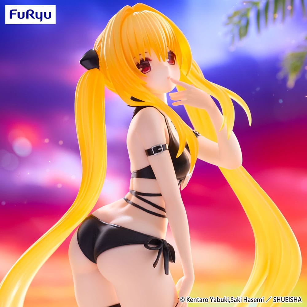 SU ORDINAZIONE To Love Ru Darkness Trio-Try-iT PVC Statue Konjiki no Yami 19 cm
