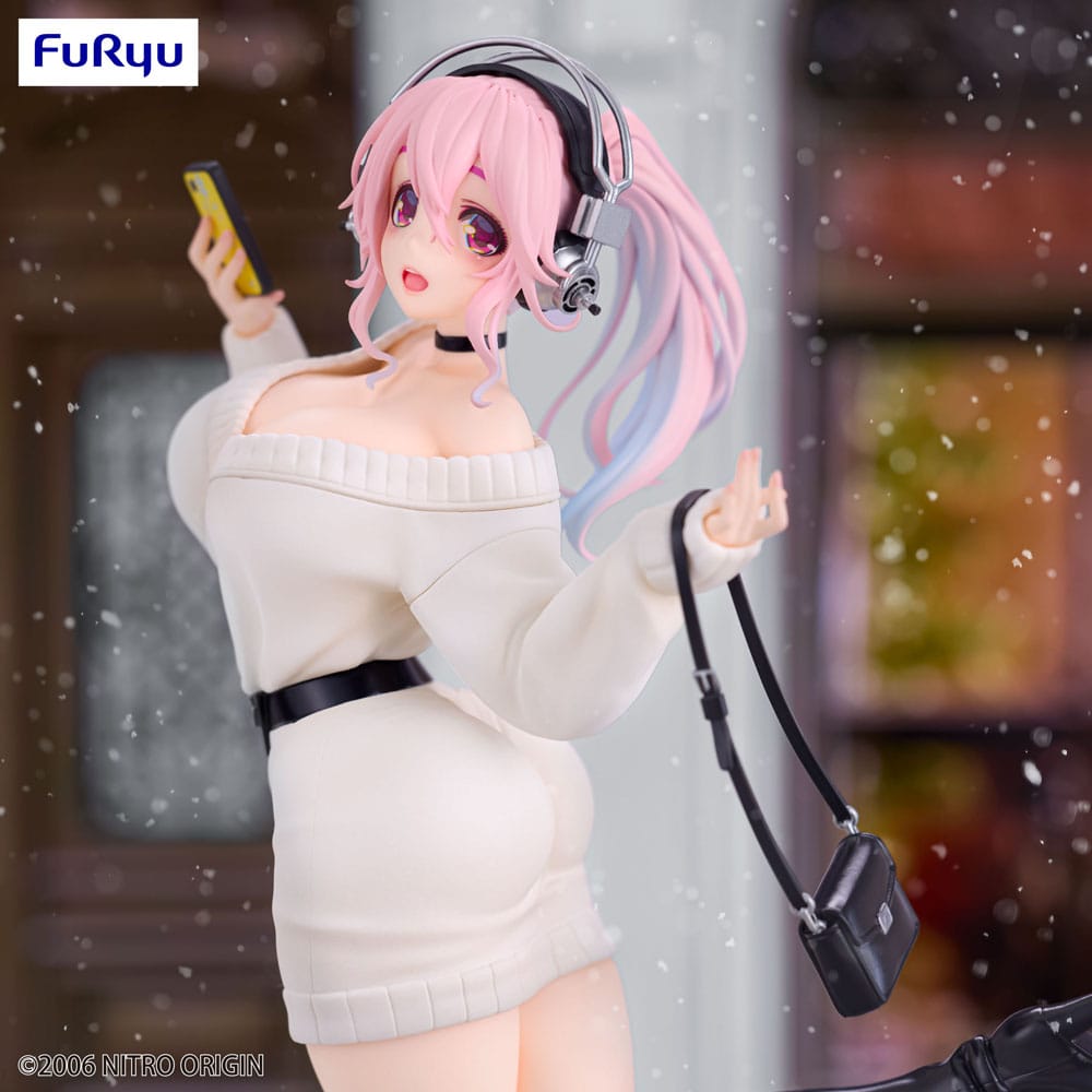 IN STOCK Super Sonico Trio-Try-iT PVC Statue Winter Memory Ver. 21 cm