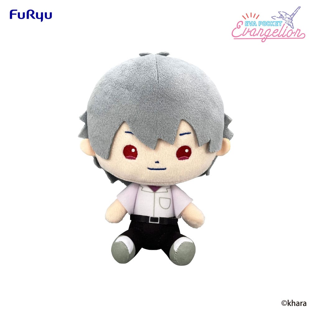 SU ORDINAZIONE Neon Genesis Evangelion Eva Pocket Plush Figure Kaworu 17 cm