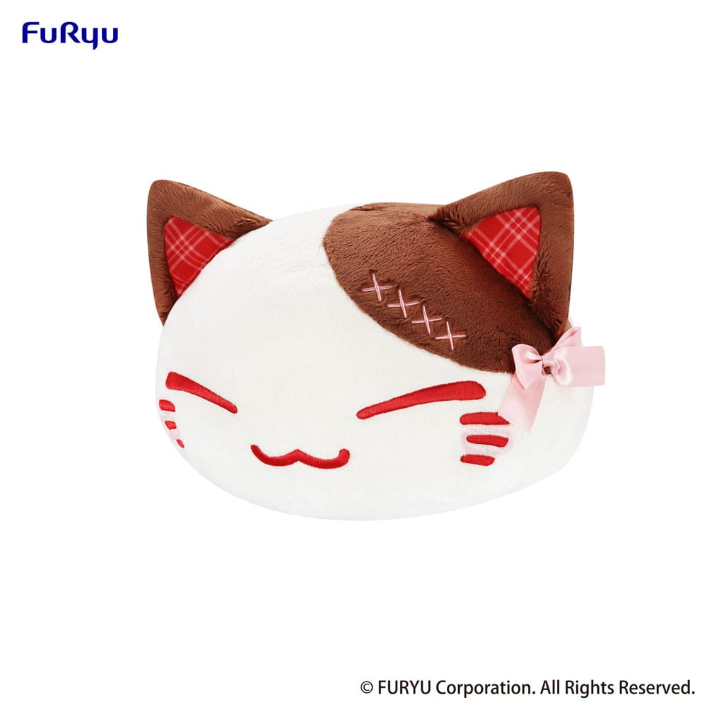 🧪 LAB | SU ORDINAZIONE Nemuneko Cat Sweet Big Plush Figure Brown 35 cm