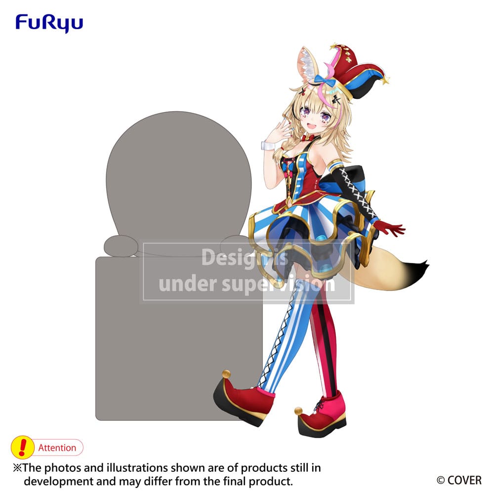 AUF BESTELLUNG Hololive Production Hikkake PVC Statue Omaru Polka 10 cm