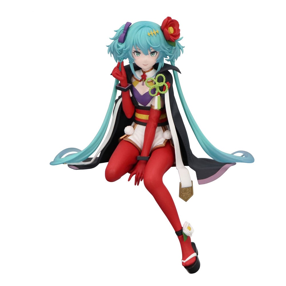 SU ORDINAZIONE Hatsune Miku Noodle Stopper PVC Statue Flower Fairy Camellia 15 cm ESAURITO