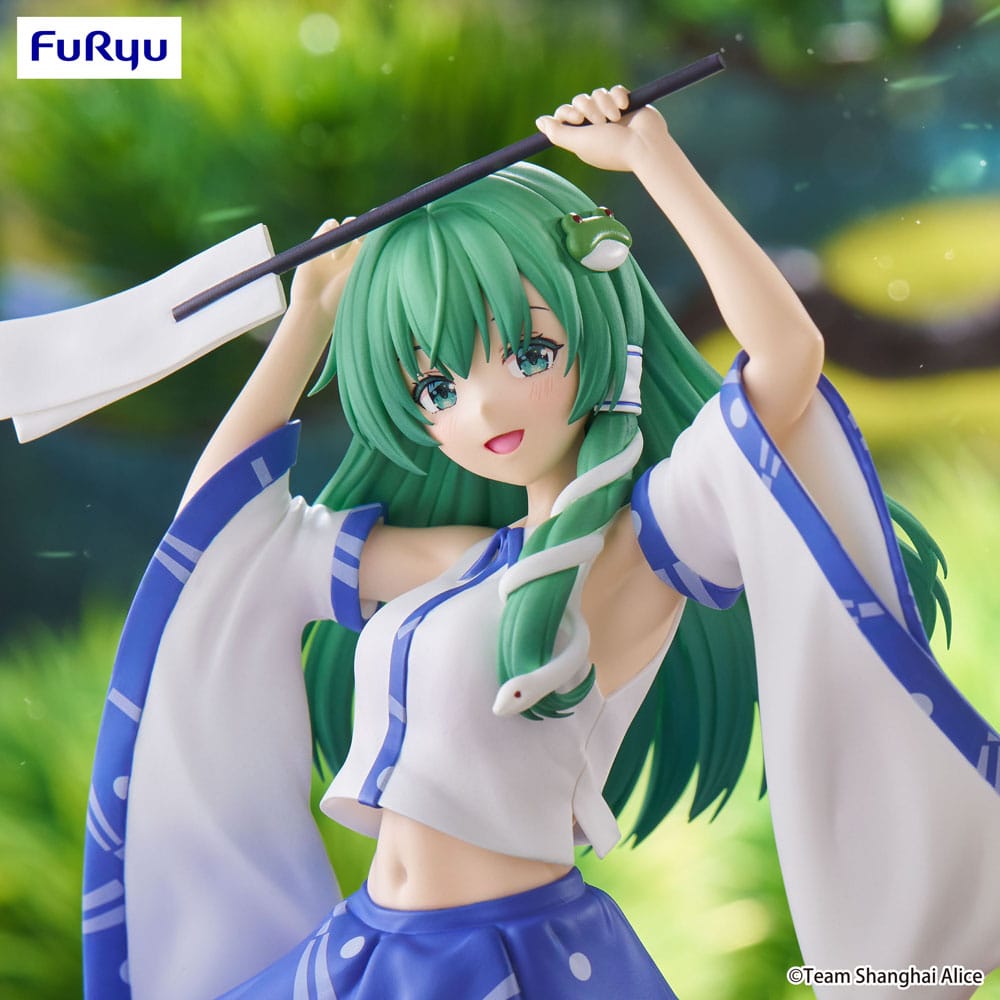 IN STOCK Touhou Project Noodle Stopper PVC Statue Sanae Kochiya 13 cm