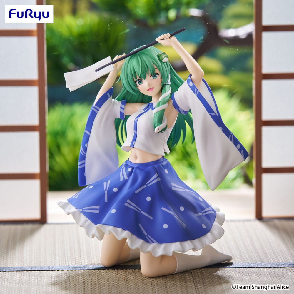 IN STOCK Touhou Project Noodle Stopper PVC Statue Sanae Kochiya 13 cm