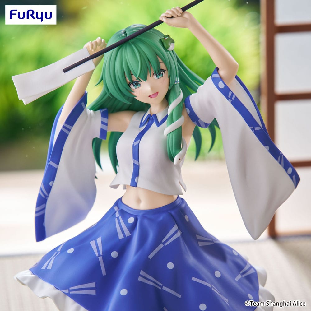 IN STOCK Touhou Project Noodle Stopper PVC Statue Sanae Kochiya 13 cm