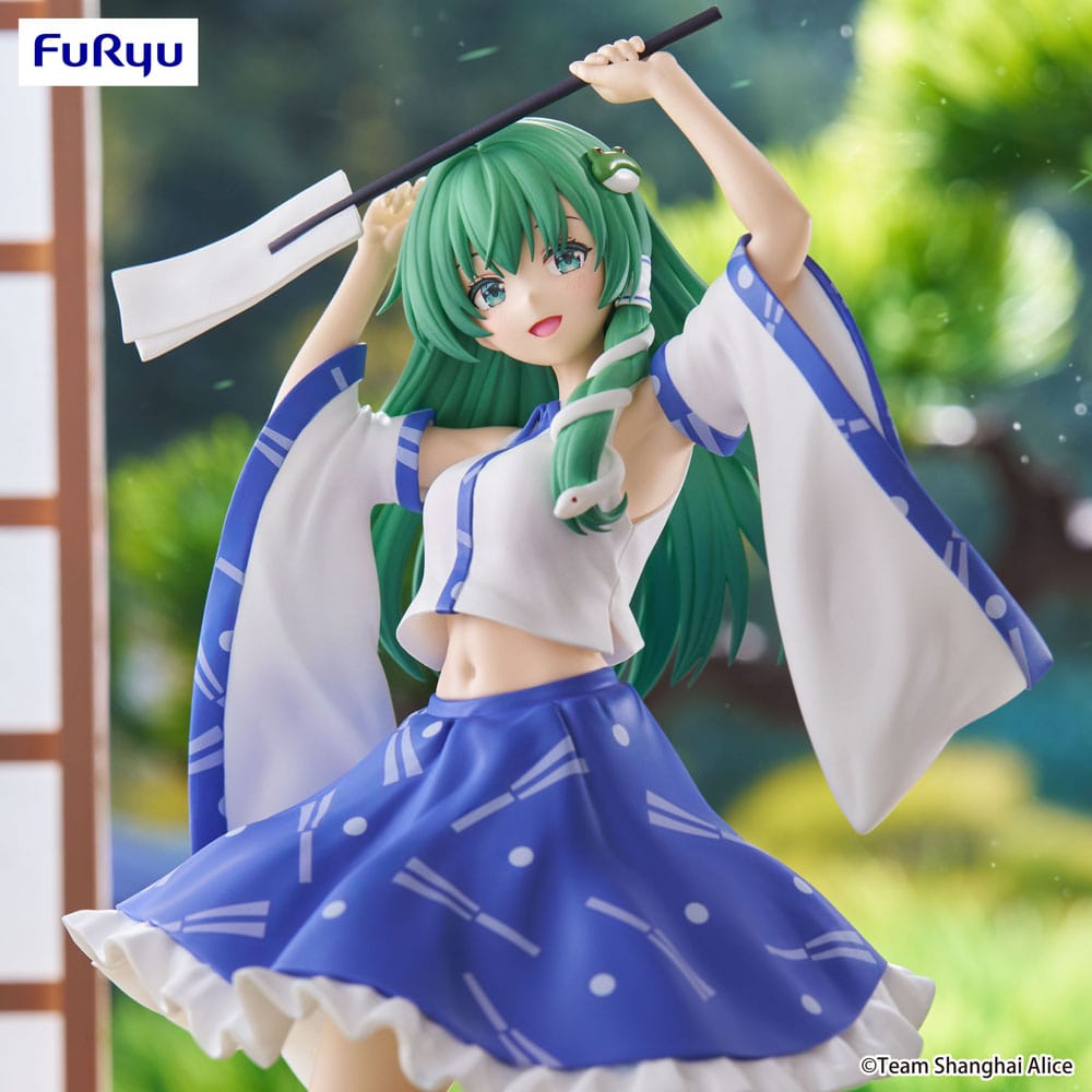 IN STOCK Touhou Project Noodle Stopper PVC Statue Sanae Kochiya 13 cm
