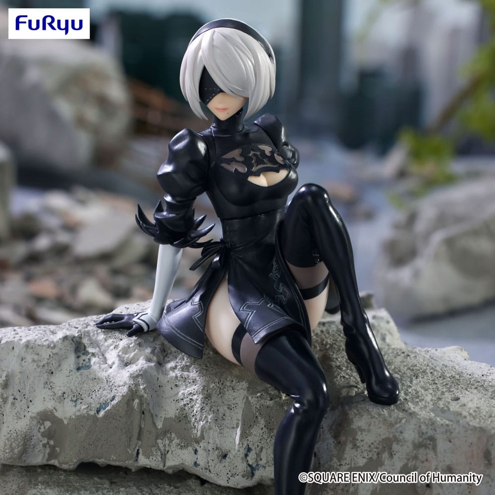 PREORDINE+ 06/2026 NieR:Automata Ver1.1a Noodle Stopper PVC Statue YoRHa No.2 Type B 13 cm