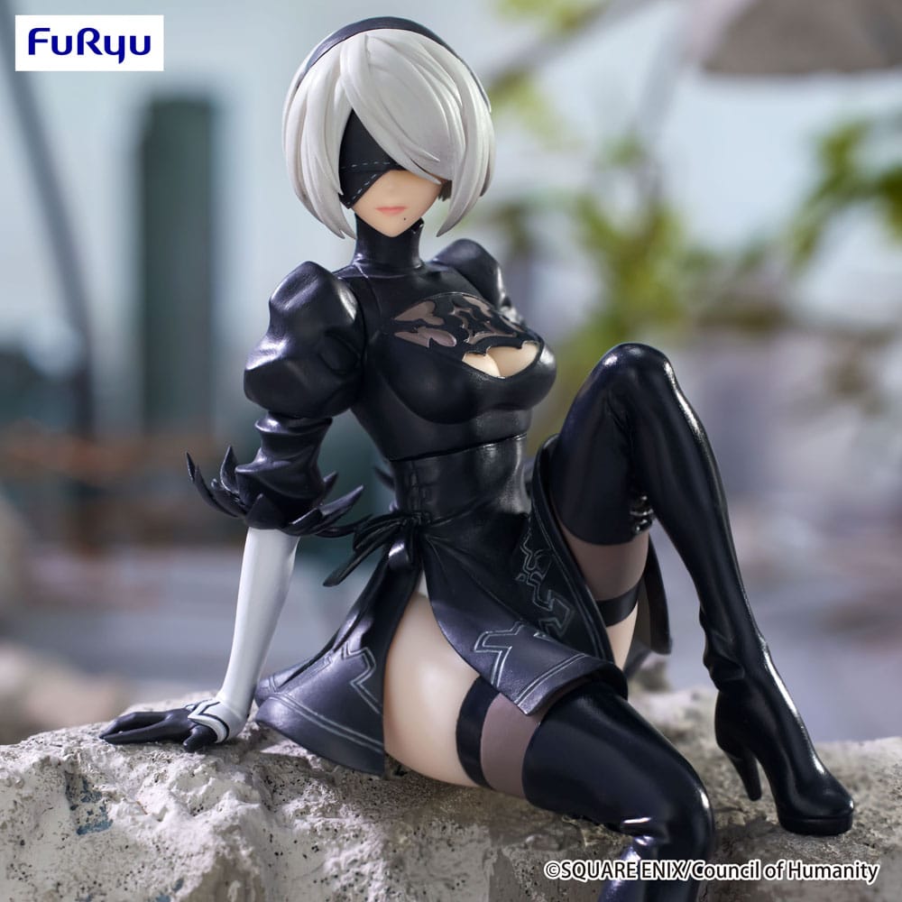 PREORDINE+ 06/2026 NieR:Automata Ver1.1a Noodle Stopper PVC Statue YoRHa No.2 Type B 13 cm