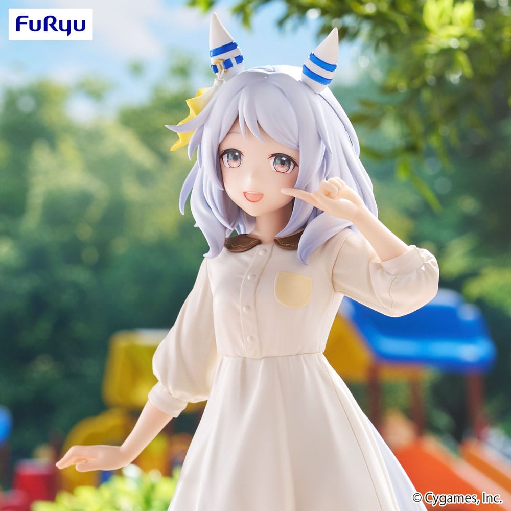 SU ORDINAZIONE Uma Musume Pretty Derby Trio-Try-iT PVC Statue Hishi Miracle 21 cm