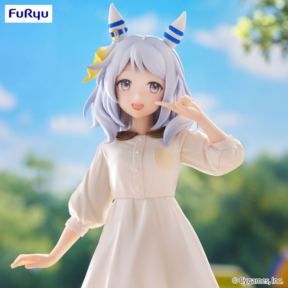 SU ORDINAZIONE Uma Musume Pretty Derby Trio-Try-iT PVC Statue Hishi Miracle 21 cm
