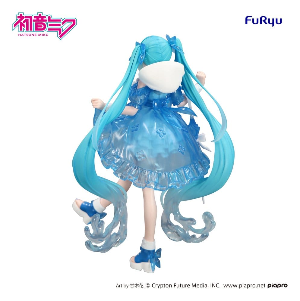 SU ORDINAZIONE Hatsune Miku Trio-Try-iT PVC Statue Miku Rainy Dance 19 cm