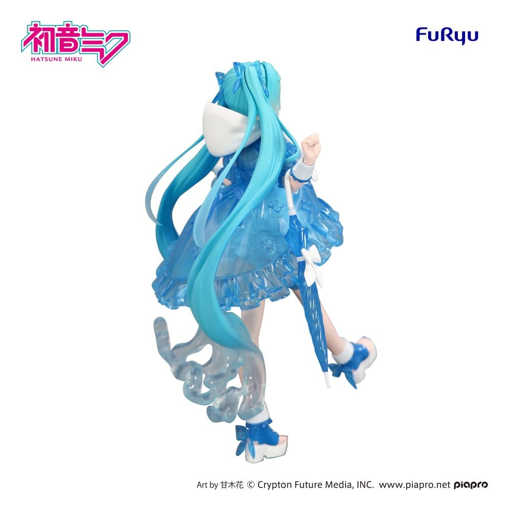 SU ORDINAZIONE Hatsune Miku Trio-Try-iT PVC Statue Miku Rainy Dance 19 cm