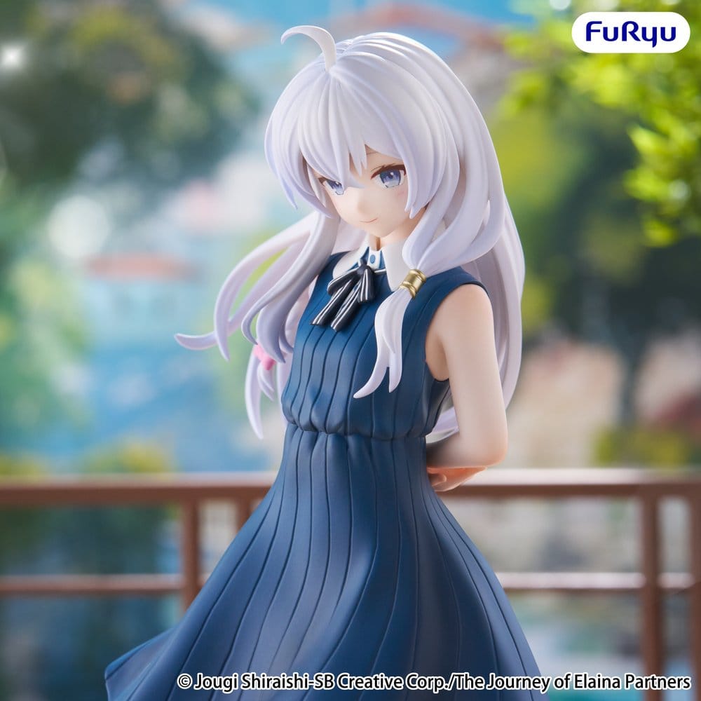 SU ORDINAZIONE Wandering Witch: The Journey of Elaina Trio-Try-iT PVC Statue Elaina One Piece Dress Ver. 20 cm