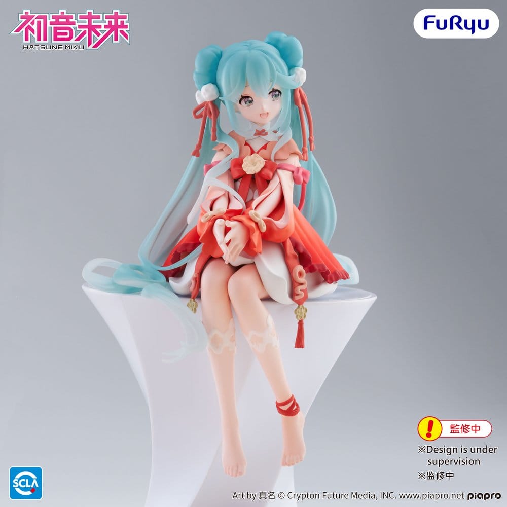 PREORDINE+ 10/2026 Hatsune Miku Noodle Stopper PVC Statue 2026 Chinese New Year Ver. 14 cm