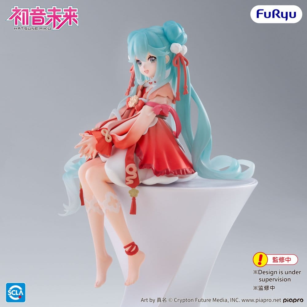 PREORDINE+ 10/2026 Hatsune Miku Noodle Stopper PVC Statue 2026 Chinese New Year Ver. 14 cm