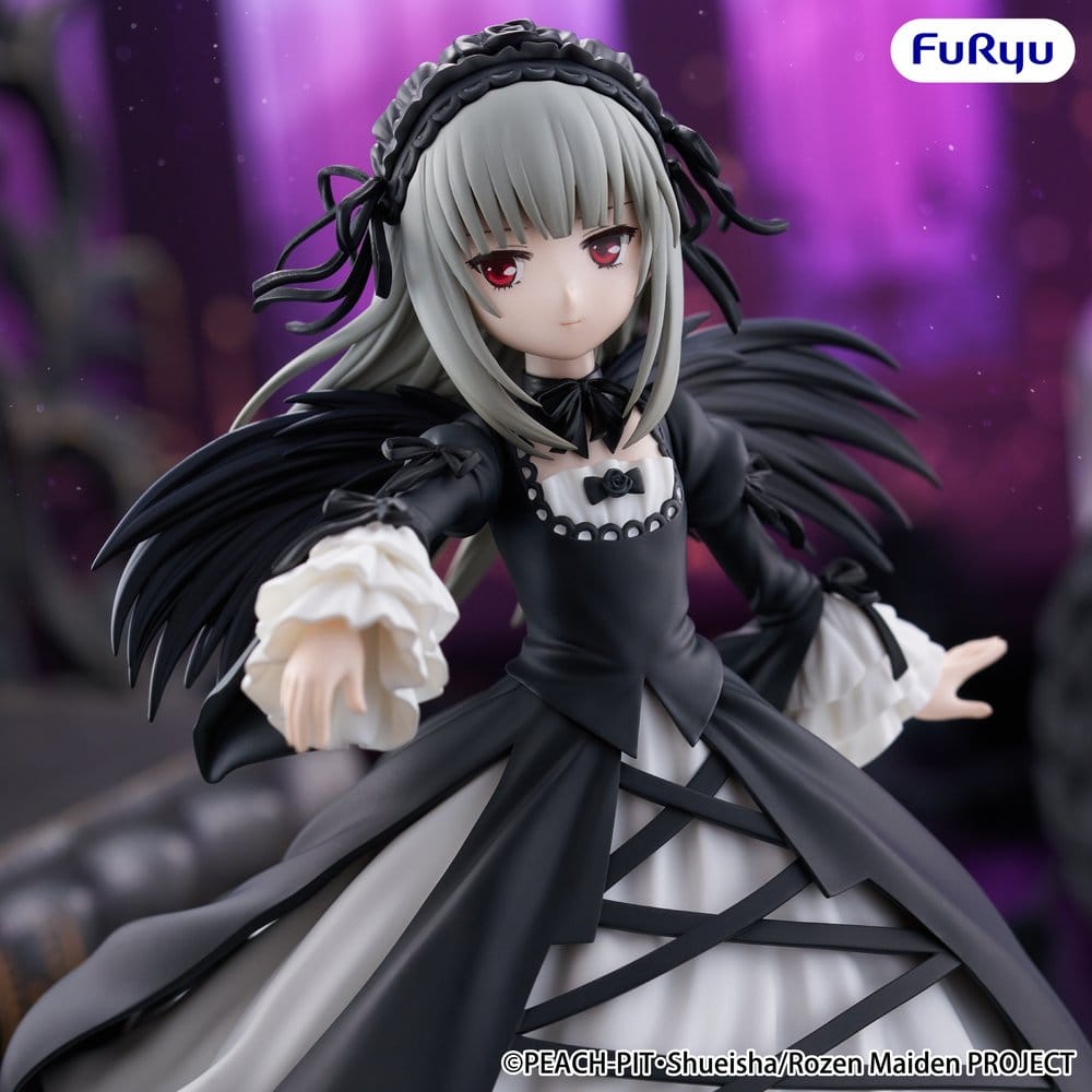 SU ORDINAZIONE Rozen Maiden Trio-Try-iT PVC Statue Suigintou 18 cm