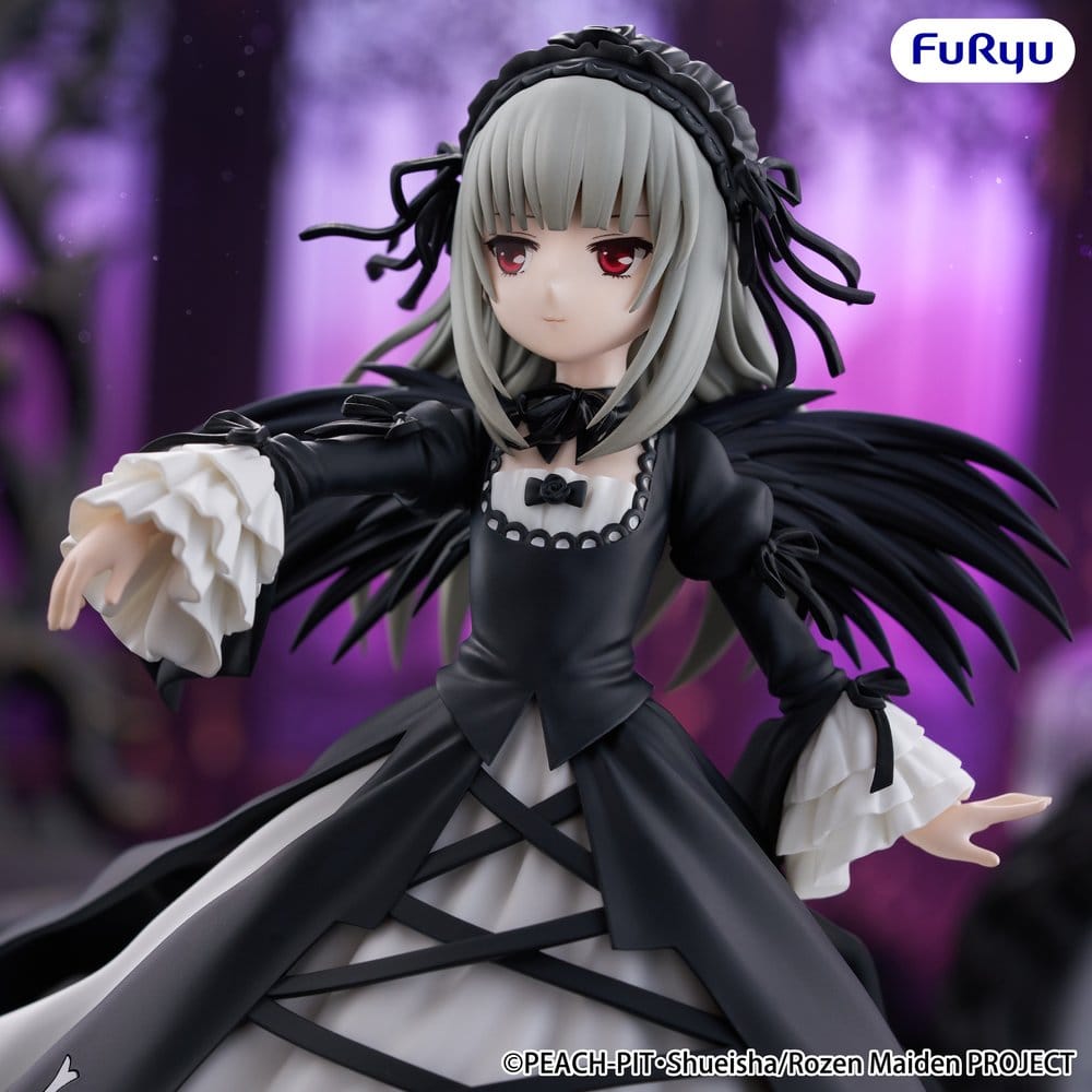 SU ORDINAZIONE Rozen Maiden Trio-Try-iT PVC Statue Suigintou 18 cm