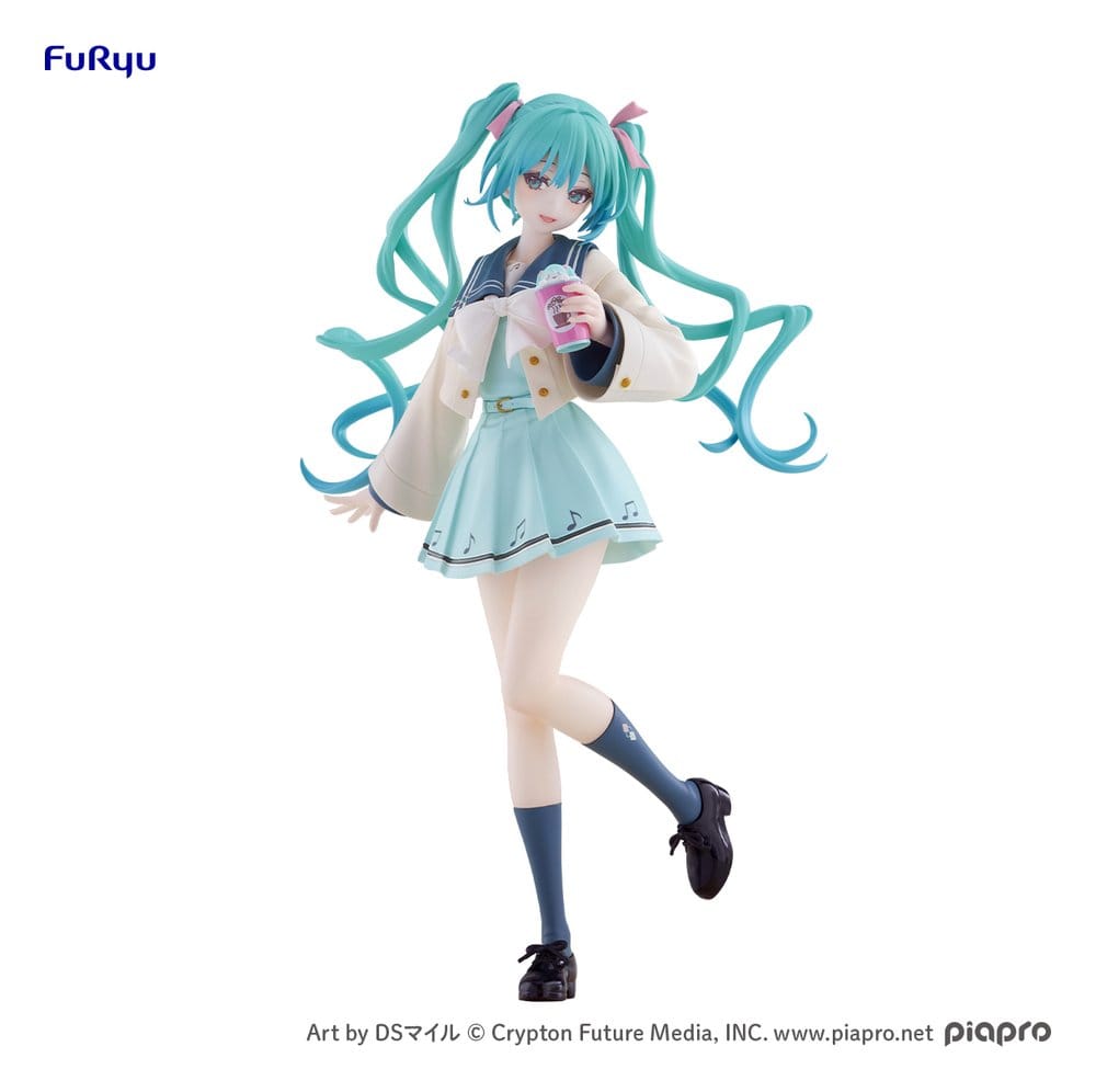PREORDINE+ 02/2027 Hatsune Miku Sweet School Life PVC Figure Pure Version 18 cm
