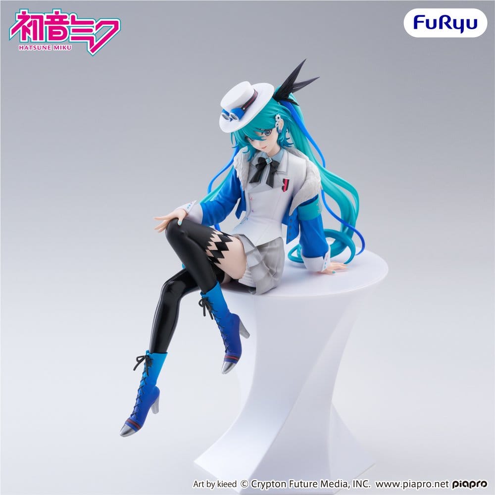 PREORDINE+ 03/2027 Hatsune Miku Noodle Stopper PVC Figure Miku with you 2025 Ver. 15 cm
