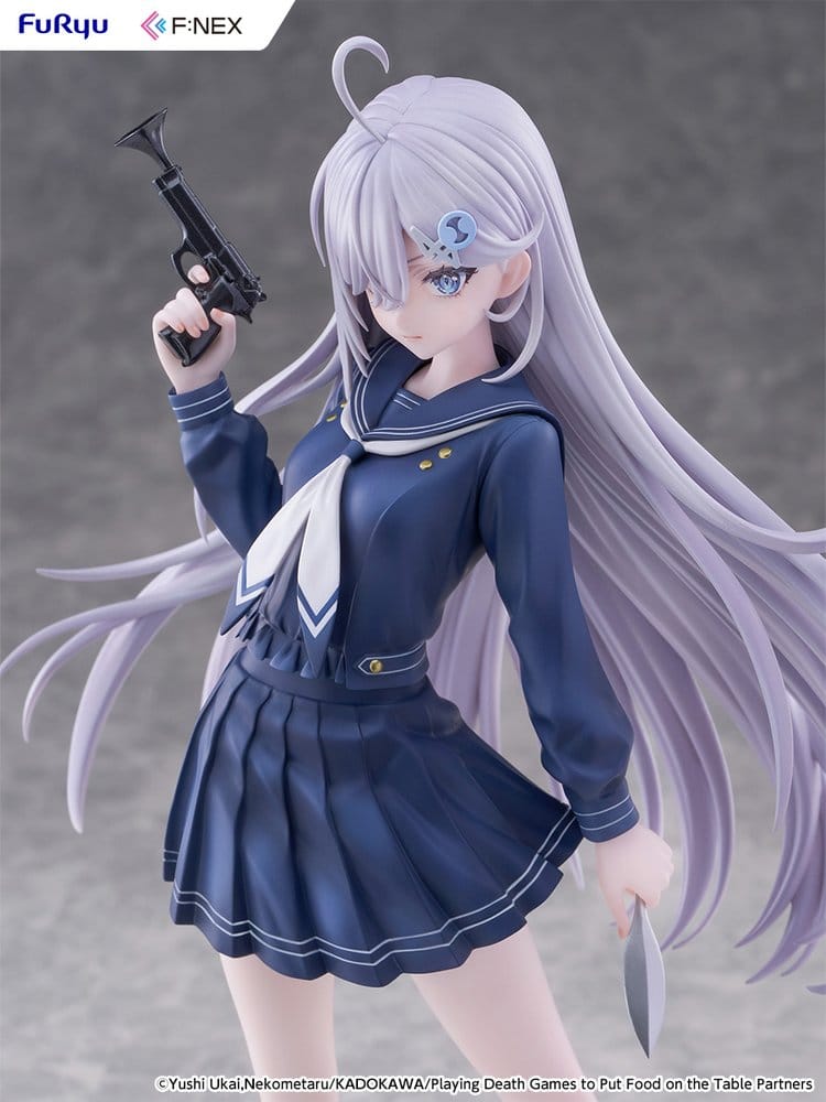 PREORDINE+ 02/2027 (NON CANCELLABILE) Playing Death Games to Put Food on the Table PVC Figure 1/7 Yuki School Uniform Ver. 24 cm