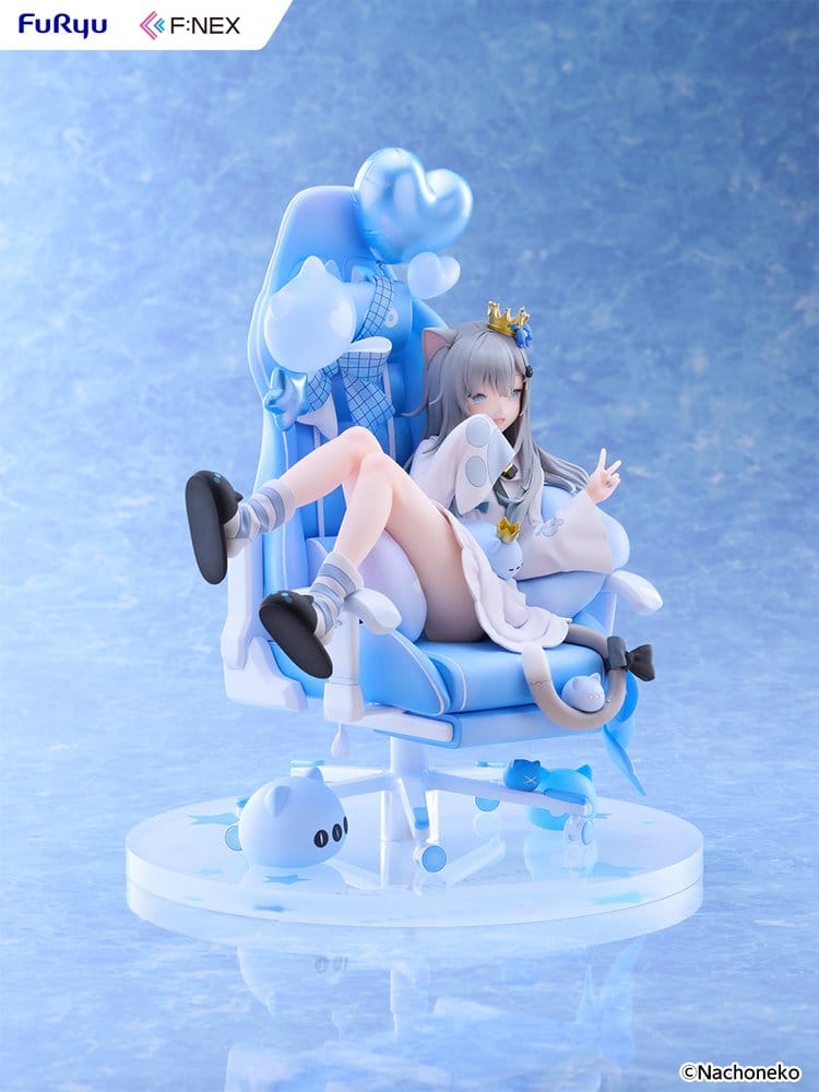 PREORDINE+ 09/2027 Virtual YouTuber F:NEX PVC Figure 1/7 Nachoneko Birthday Ver. 24 cm