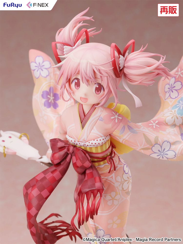 PREORDINE 04/2026 Puella Magi Madoka Magica Side Story Magia Record PVC Statue 1/7 Madoka Kaname Kimono Ver. 22 cm (PREORDINE NON CANCELLABILE)