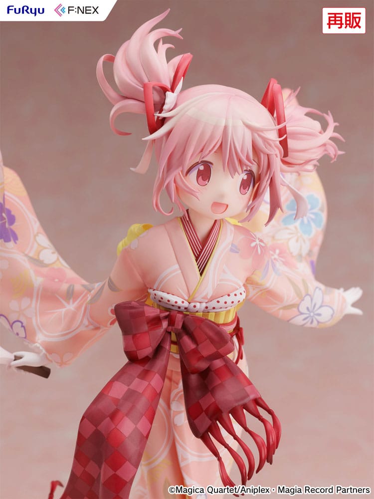 PREORDINE 04/2026 Puella Magi Madoka Magica Side Story Magia Record PVC Statue 1/7 Madoka Kaname Kimono Ver. 22 cm (PREORDINE NON CANCELLABILE)