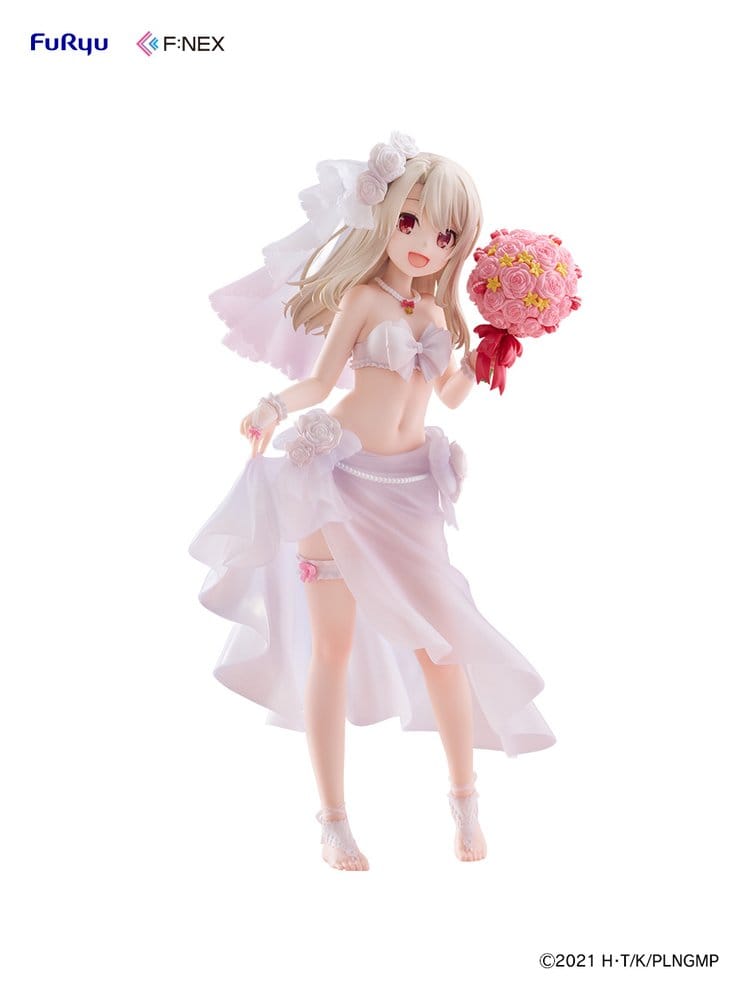 PREORDINE+ 04/2027 (NON CANCELLABILE) Fate/kaleid liner Prisma Illya: Licht - The Nameless Girl F:NEX PVC Figure 1/7 Illyasviel von Einzbern Wedding Swimsuit Ver. 21 cm