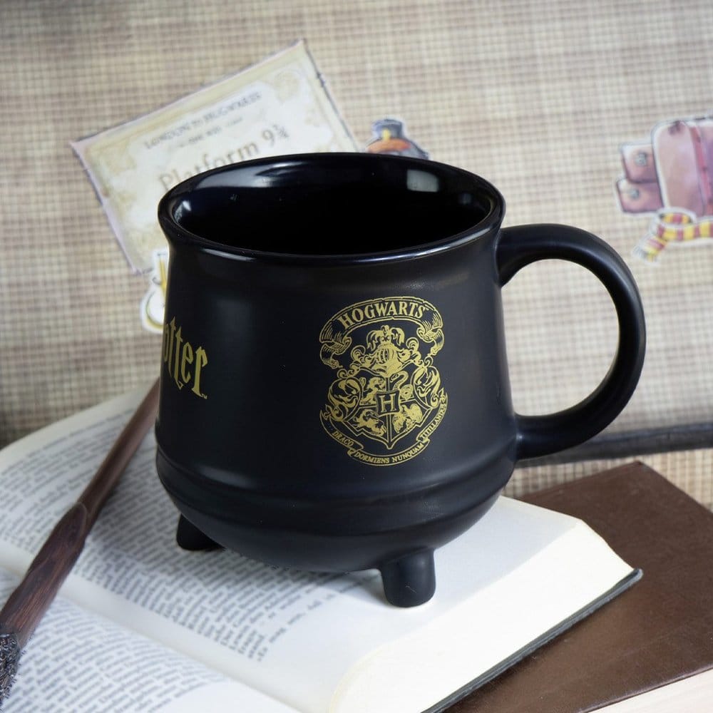 🧪 LAB | SU ORDINAZIONE Harry Potter Mug Hogwarts Crest Cauldron Design 560ml