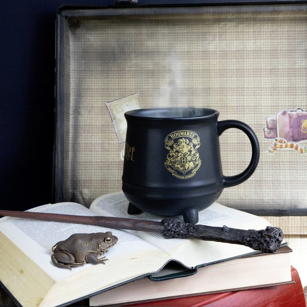 🧪 LAB | SU ORDINAZIONE Harry Potter Mug Hogwarts Crest Cauldron Design 560ml