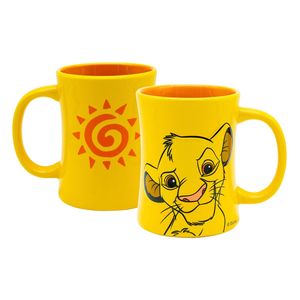SU ORDINAZIONE Disney The Lion King 3D Relief Mug Simba 360 ml