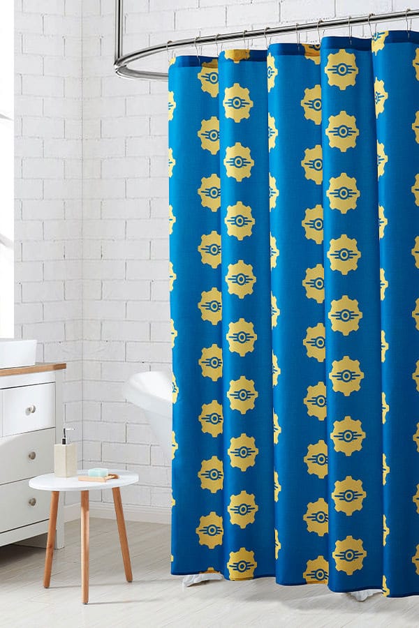 SU ORDINAZIONE Fallout Shower Curtain Vault Tec