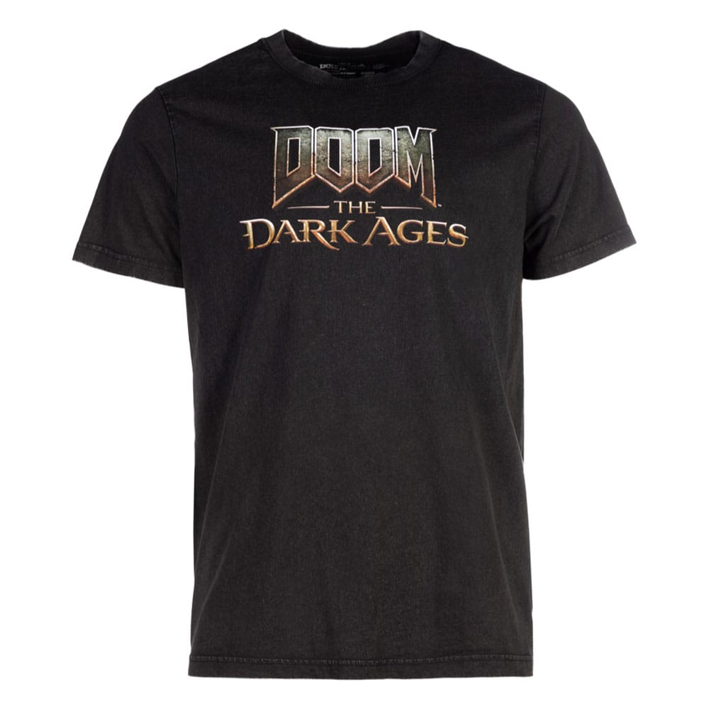 AUF BESTELLUNG Doom The Dark Ages T-Shirt Logo ausgewaschen Größe XL