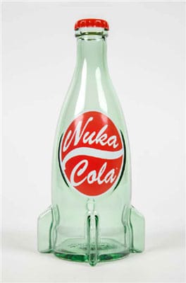 SU ORDINAZIONE Fallout Bottle Series Replica Glass Bottle Nuka Cola Clear