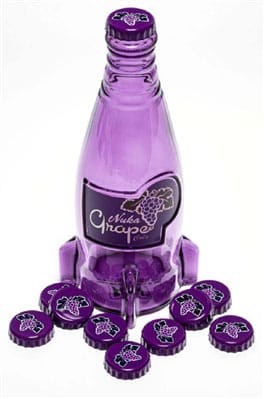 SU ORDINAZIONE Fallout Bottle Series Replica Glass Bottle & Cap Nuka Cola Grape
