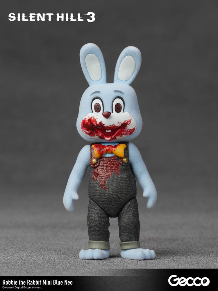 Auf Bestellung gefertigt: Silent Hill 3 Mini-Actionfigur Robbie das Kaninchen, Mini-Version, Blau, Neo-Version, 10 cm