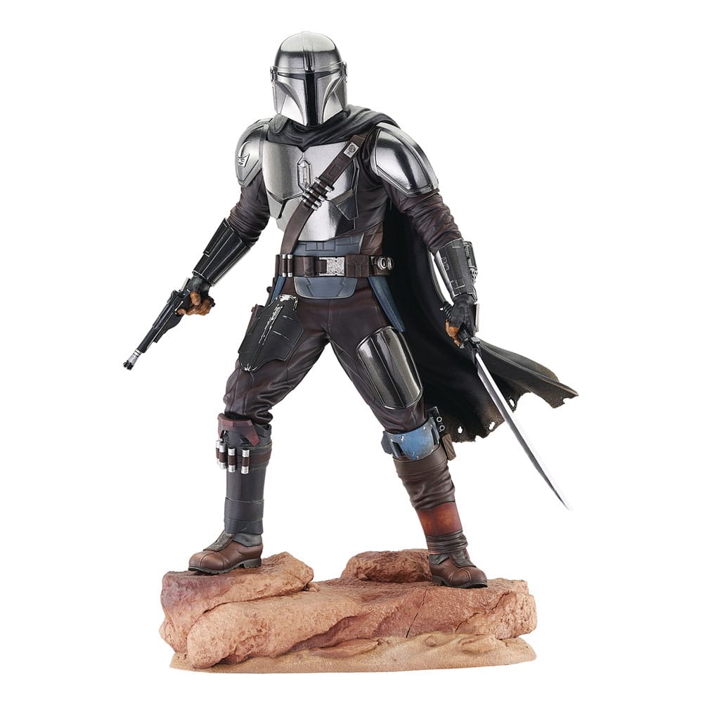 PREORDINE ESAURITO Star Wars: The Mandalorian Milestones Statue 1/6 Din Djarin 33 cm