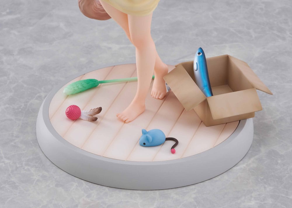 SU ORDINAZIONE My Cat Is a Kawaii Girl Statue 1/6 Kinako Play With Ver. AmiAmi Limited Edition 21 cm