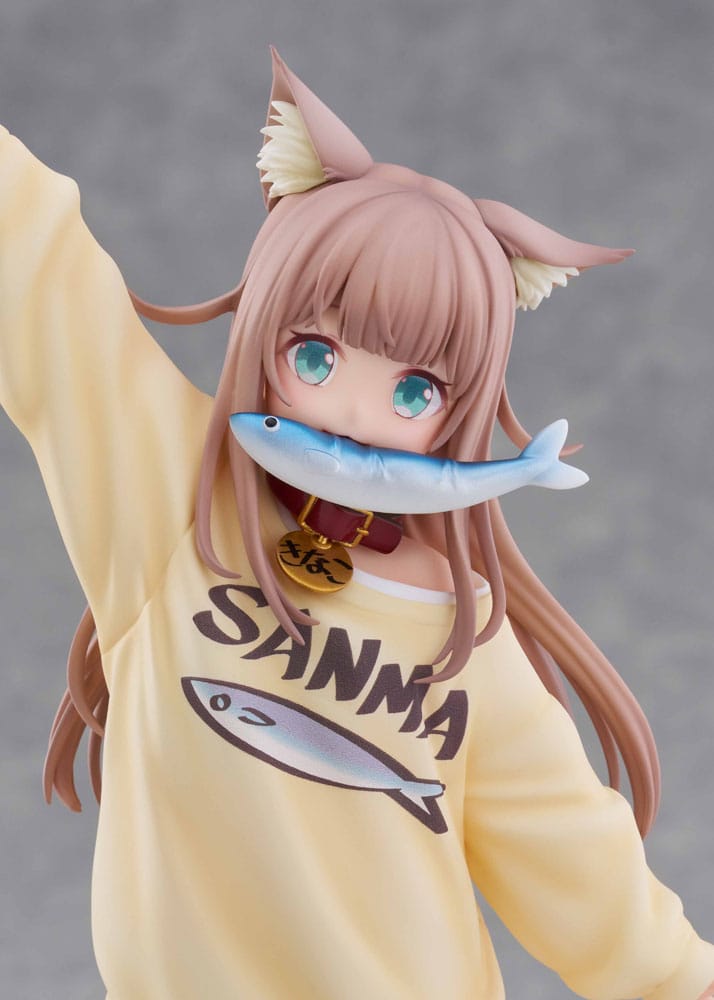 SU ORDINAZIONE My Cat Is a Kawaii Girl Statue 1/6 Kinako Play With Ver. AmiAmi Limited Edition 21 cm