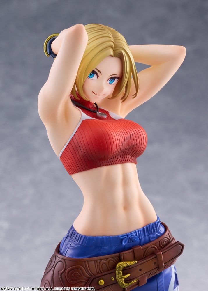 PREORDINE+ 08/2027 Fighting Girls Collection The King of Fighters XV PVC Figure 1/7 Blue Mary AmiAmi Limited Edition 26 cm